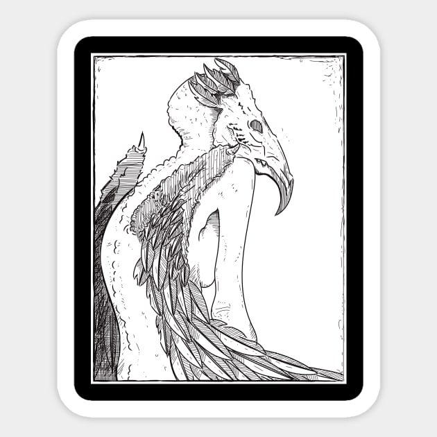 Raven Sticker by MEWETT